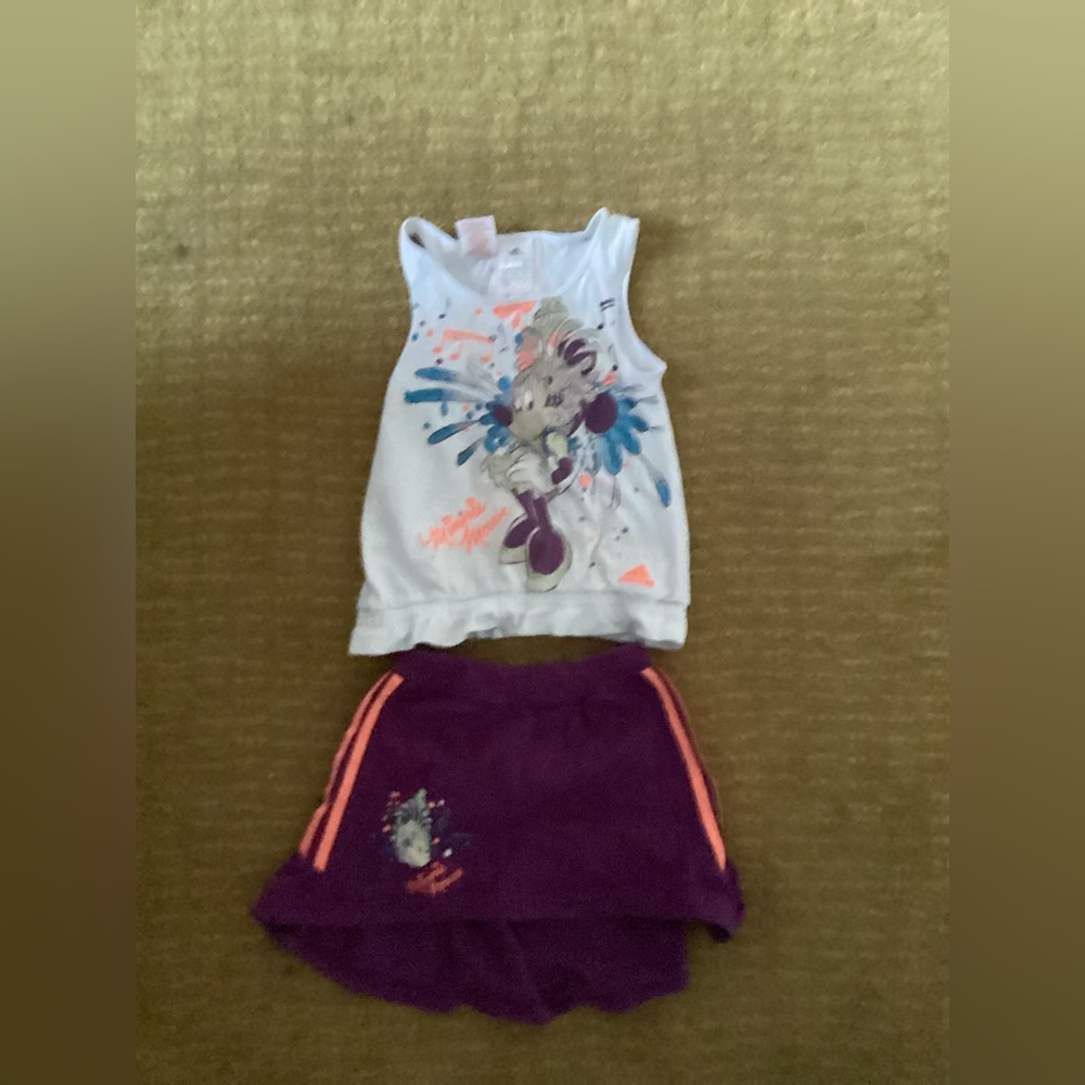 adidas and Minnie Mouse cute outfit